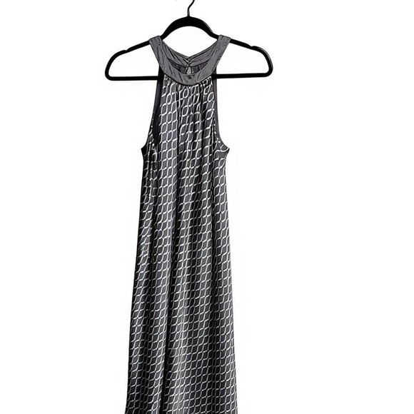 I.N.C -100% silk halter dress-chain link pattern - Picture 2 of 8